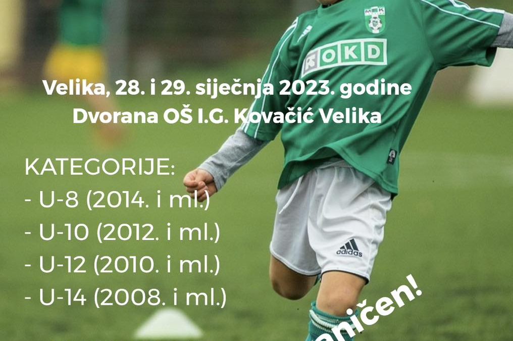 9. Novogodišnji turnir mlađih kategorija – Velika 2023.