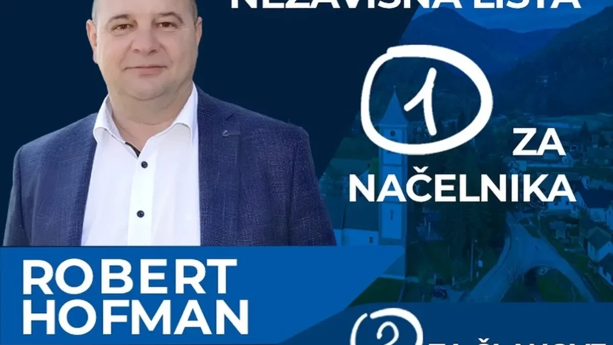 ROBERT HOFMAN : ŽELIMO BOLJITAK ŽITELJA I NASELJA S NAGLASKOM NA TURIZAM